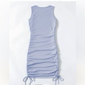 SHEIN draw-string side, bodycon dress